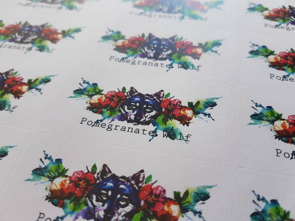 Rectangle Paper Stickers 63mm x 35mm