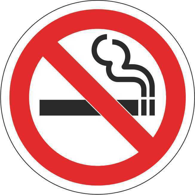 200 x 75mm Circular CLEAR Or WHITE NO SMOKING Stickers Shop Taxi Car Fleet TRADE BULK