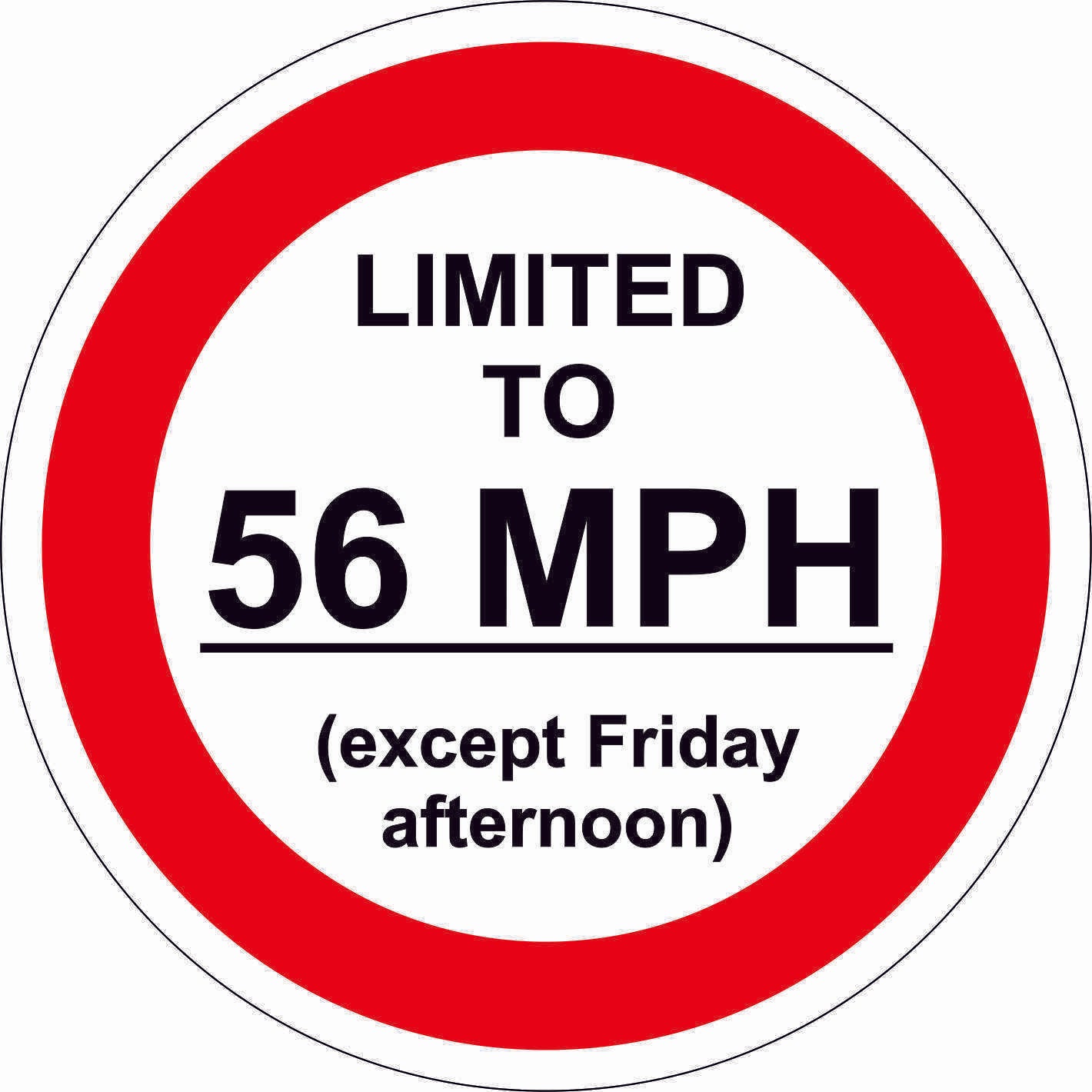 56 MPH Limited Sticker Decal Funny Novelty