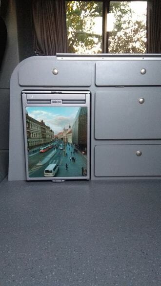 Waeco CR50/CRX50 Fridge Sticker Wrap Your Custom Image Vinyl Wrap Camper Dub T5