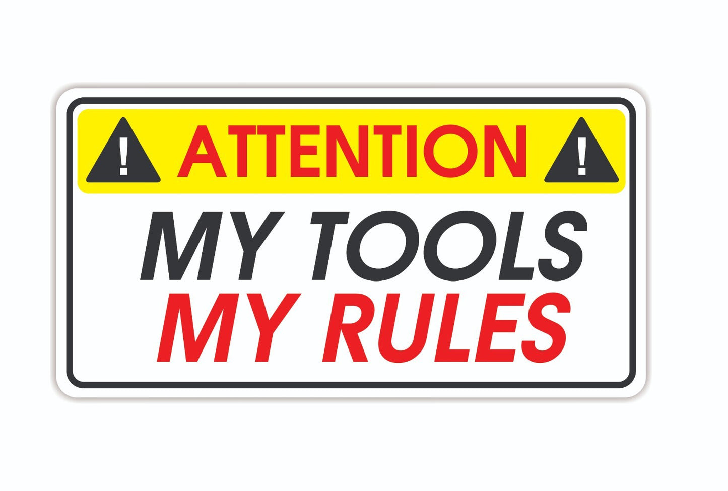 Set Of Novelty Toolbox Stickers Waterproof Vinyl Sticker
