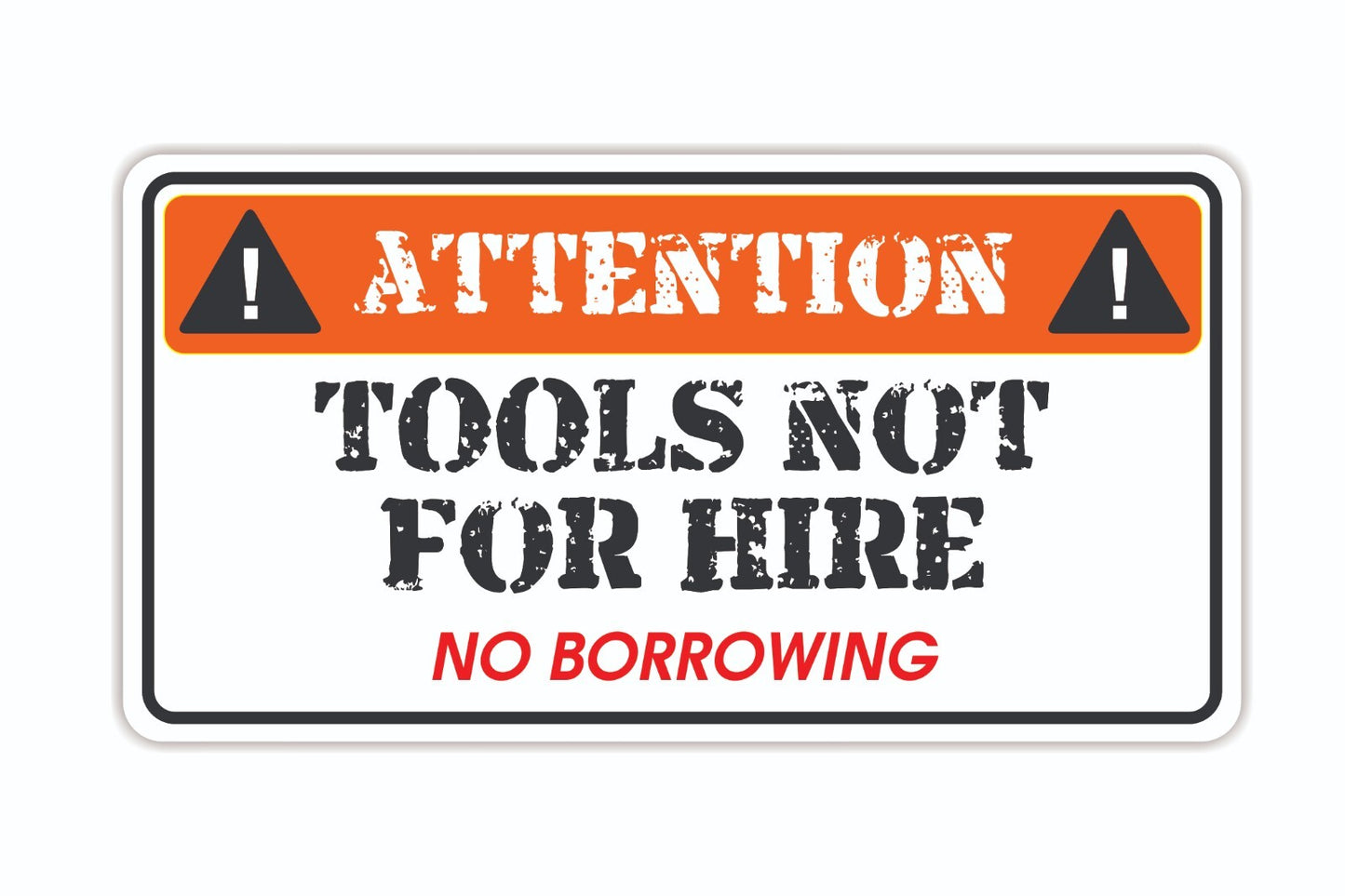 Set Of Novelty Toolbox Stickers Waterproof Vinyl Sticker