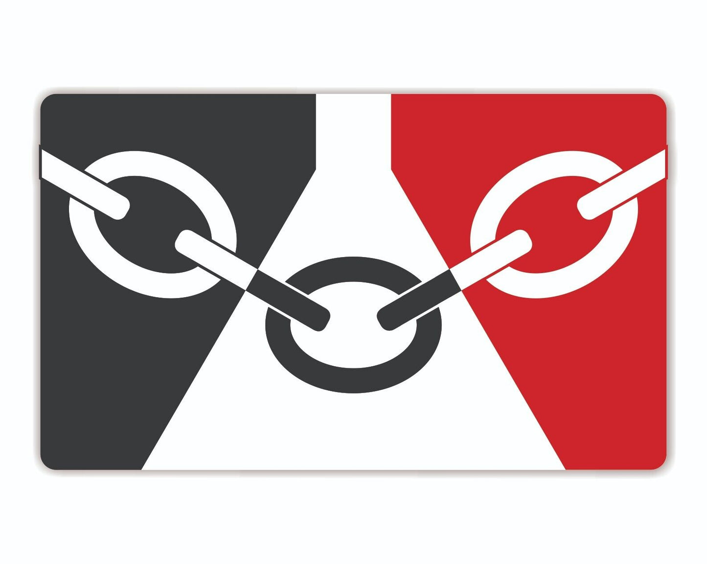 Black Country Flag Sticker Vinyl Waterproof Car Sticker Decal