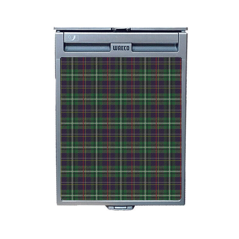 Waeco CRX50 Vinyl Fridge Sticker Wrap Print Tartan Green