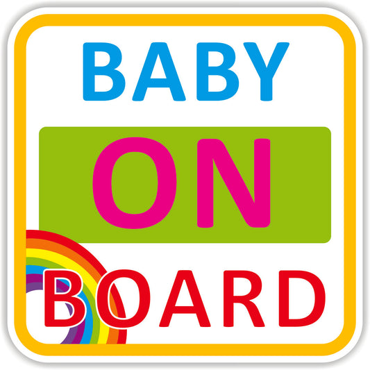Baby on Board Sticker Vinyl Sticker Outside Application Multiple Colour Oprions