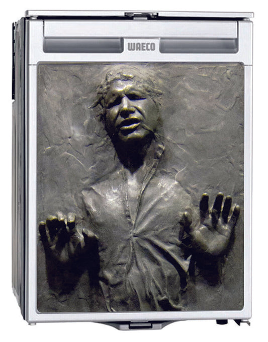 Waeco 80 Litre Vinyl Fridge Sticker Wrap Print - Solo - Carbonite LARGE