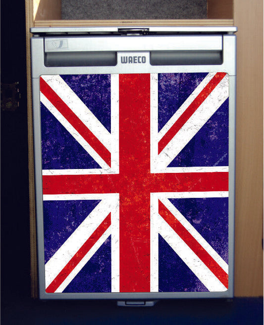 Waeco CRX50 Vinyl Fridge Sticker Wrap Print - Union Jack Union Flag