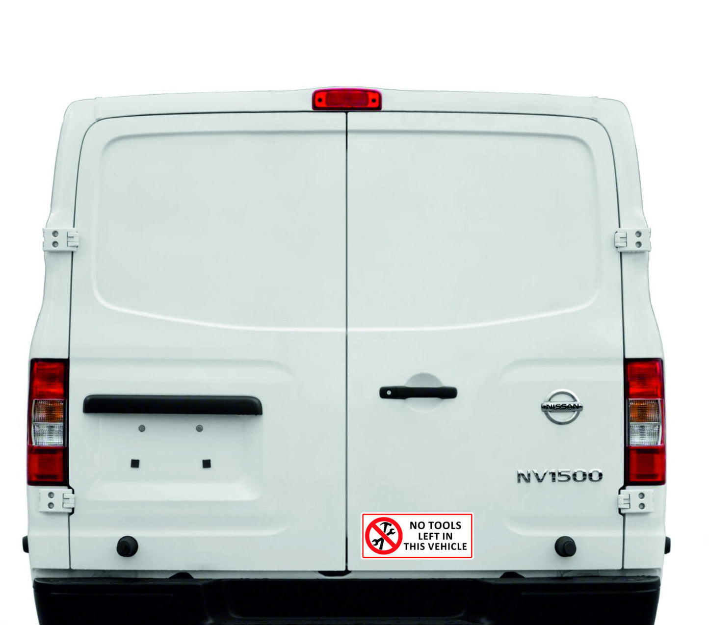 No Tools Left In This Vehicle Sticker Decal Car Van Business