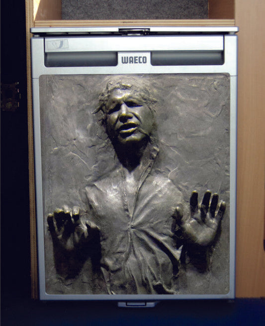 Waeco CRX50 Vinyl Fridge Sticker Wrap Print - Solo - Carbonite