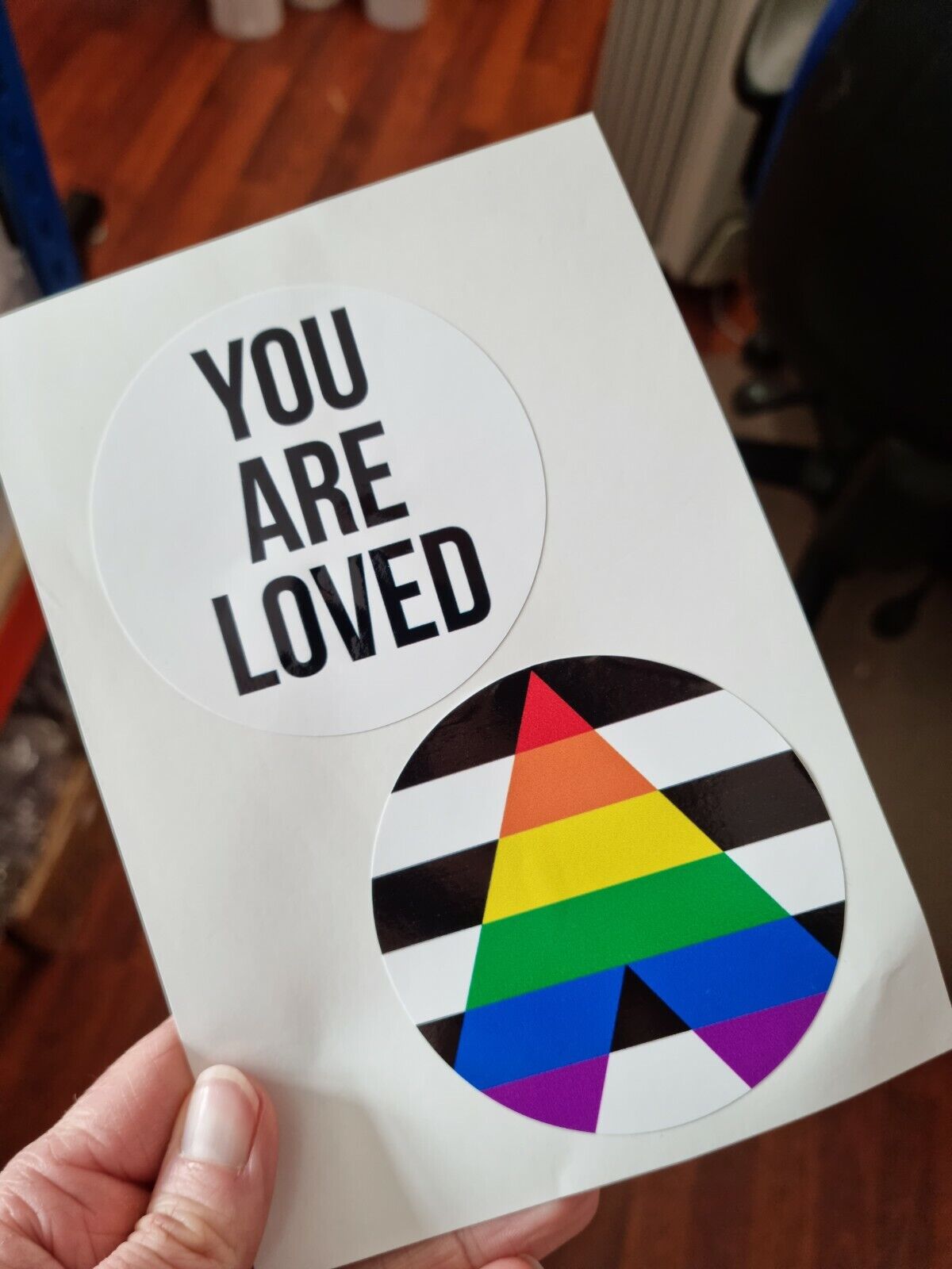 Straight Ally + You Are Loved Vinyl Stickers Set