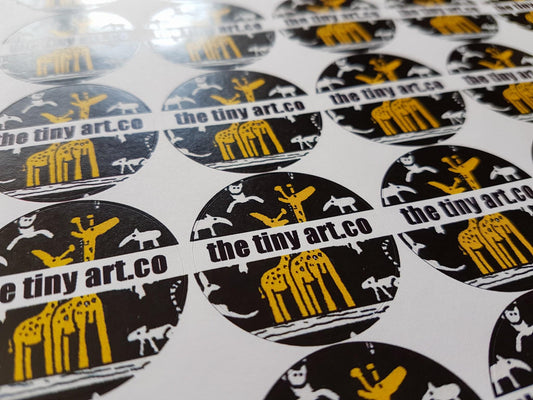 Round Paper Stickers 37mm