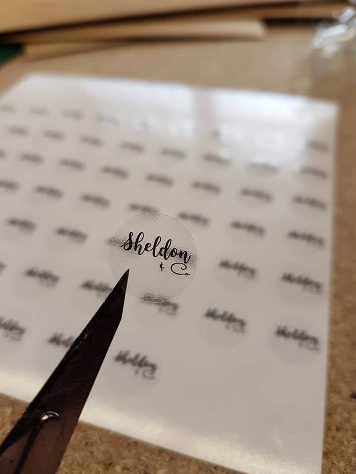 Vinyl Mini Stickers - Clear