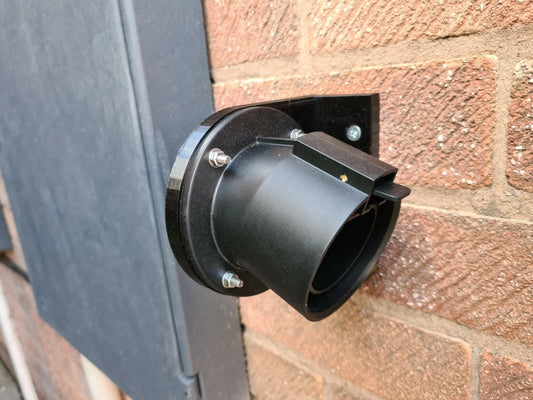 EV Charger Plug Holster 90 Degree Adaptor Hypervolt with A2 Stainless Fixings DOES NOT INCLUDE THE TYPE 2 SOCKET *MUST USE YOUR OWN*