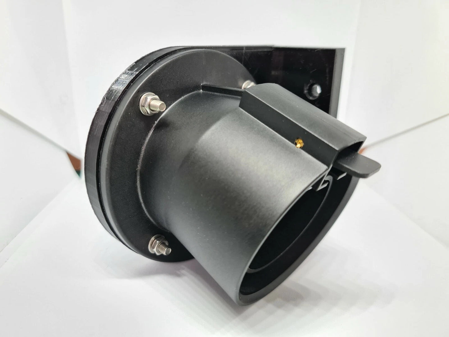 EV Charger Plug Holster 90 Degree Adaptor Hypervolt with A2 Stainless Fixings DOES NOT INCLUDE THE TYPE 2 SOCKET *MUST USE YOUR OWN*