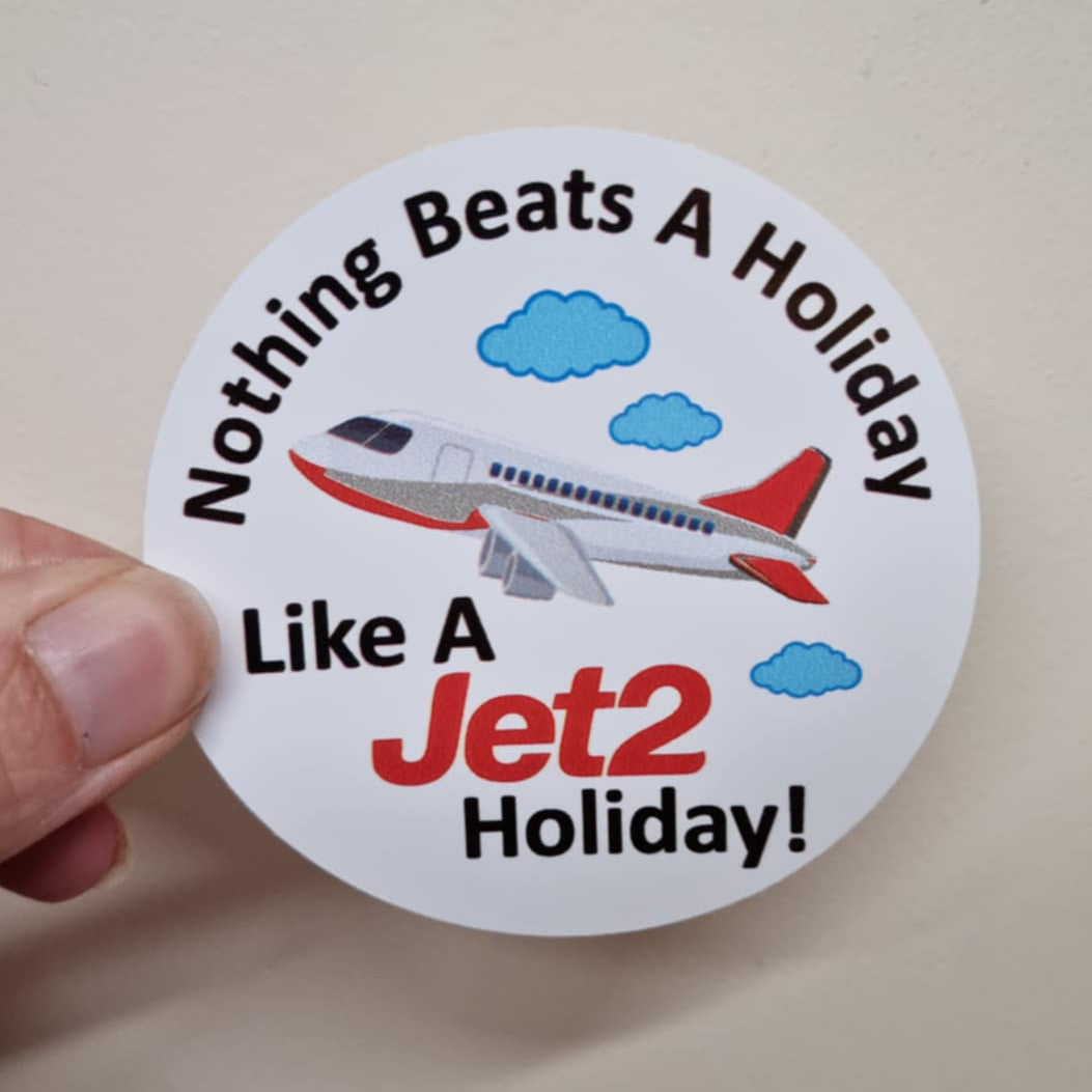 Jet 2 Novelty Vinyl Waterproof Car Sticker Decal