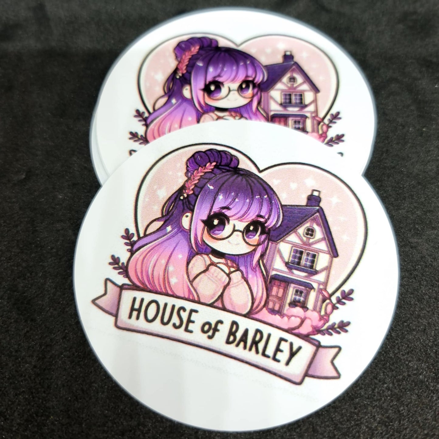 70mm Round Die Cut Stickers Sample Pack