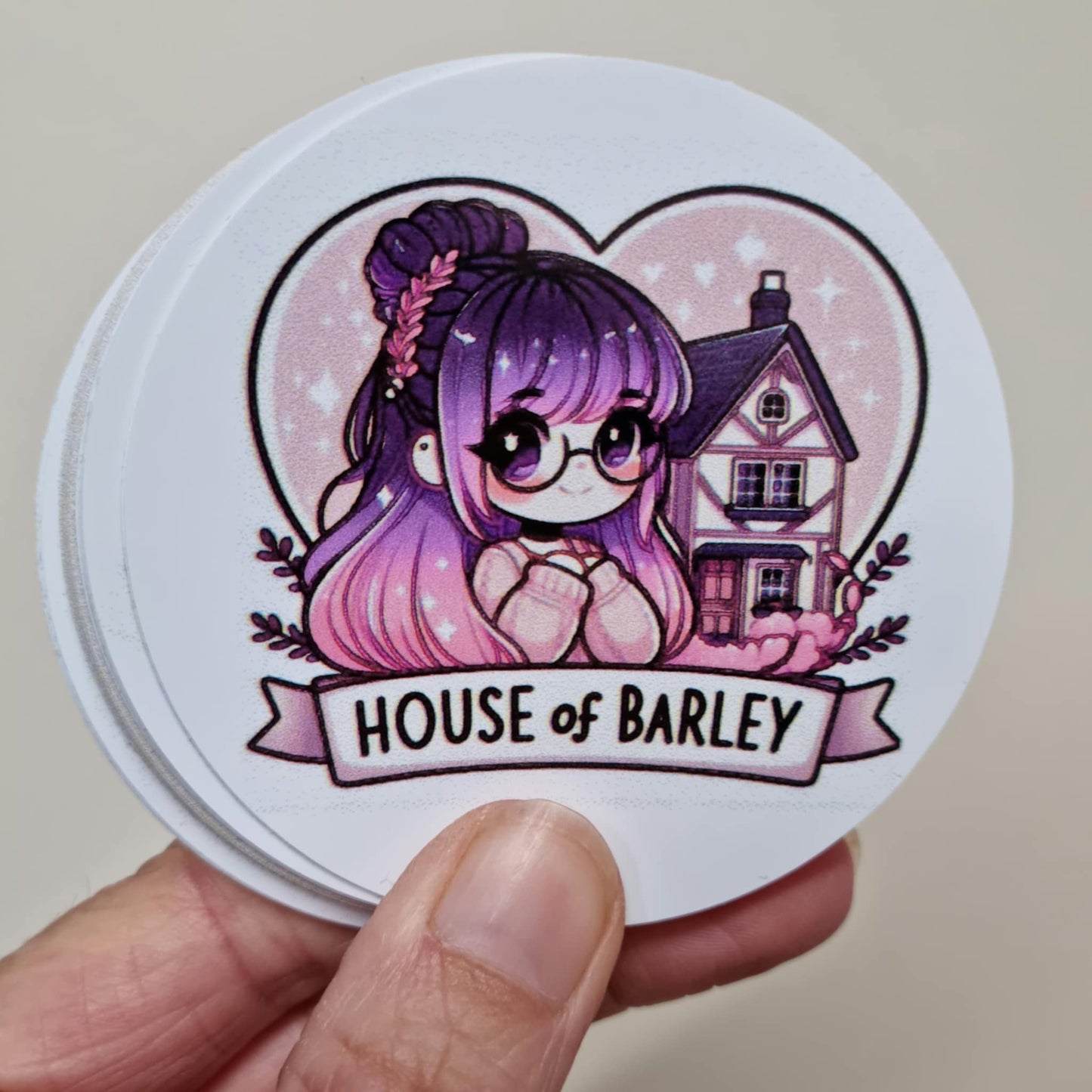 70mm Round Die Cut Stickers Sample Pack