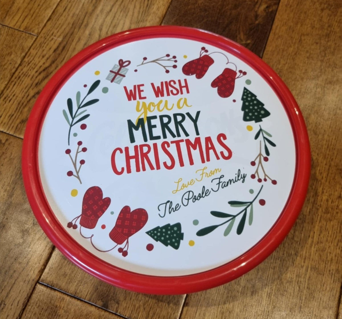 Personalised Chocolate Lid Label Gift Idea Teacher Family