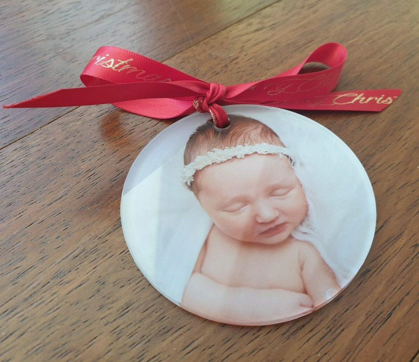 Christmas Keepsake Bauble Printed With Your Custom Image