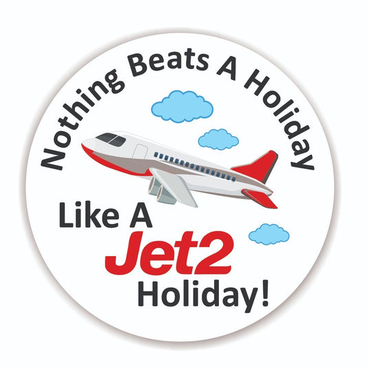 Jet 2 Novelty Vinyl Waterproof Car Sticker Decal