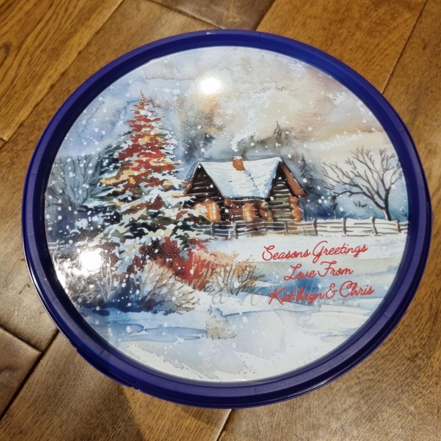 Personalised Chocolate Lid Label Gift Idea Teacher Family