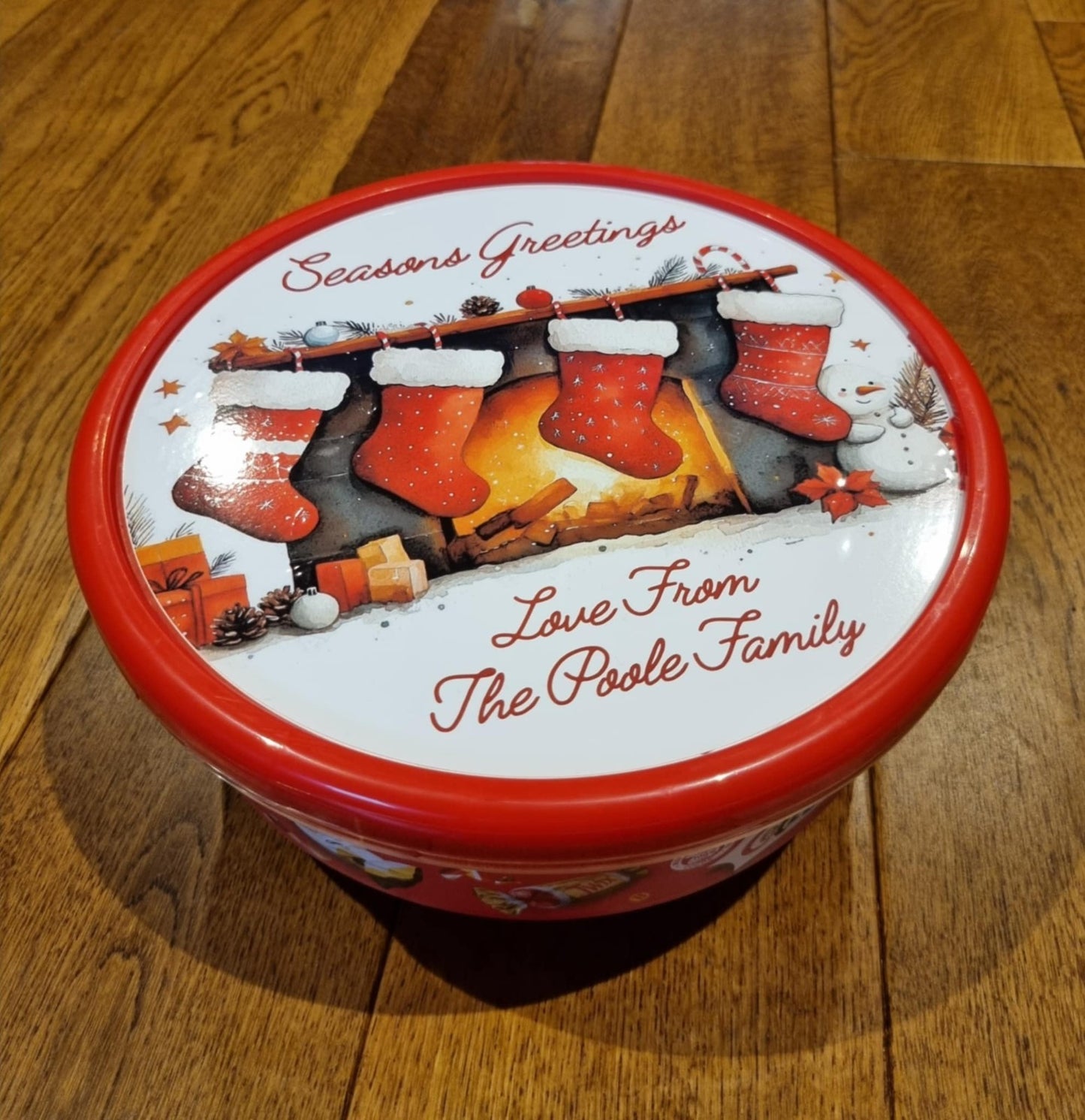 Personalised Chocolate Lid Label Gift Idea Teacher Family