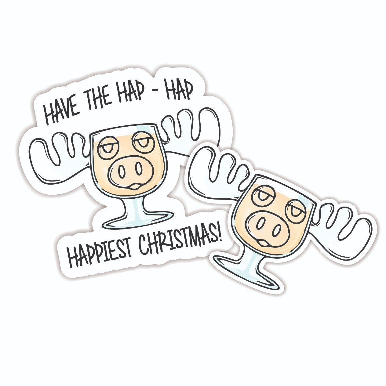 Moose Mug Novelty Vinyl Sticker Fun MOvie Sticker