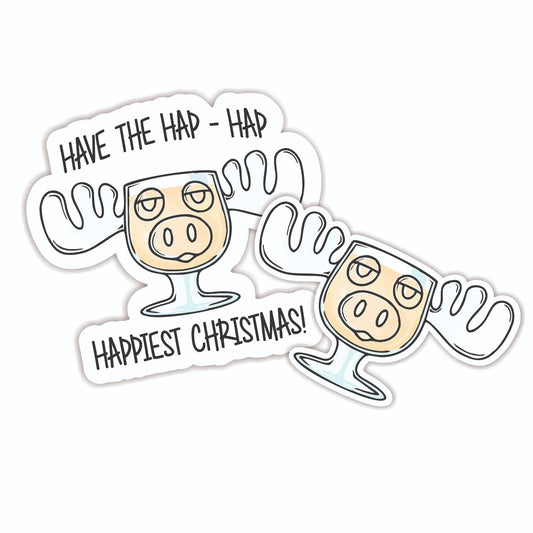 Moose Mug Novelty Vinyl Sticker Fun MOvie Sticker