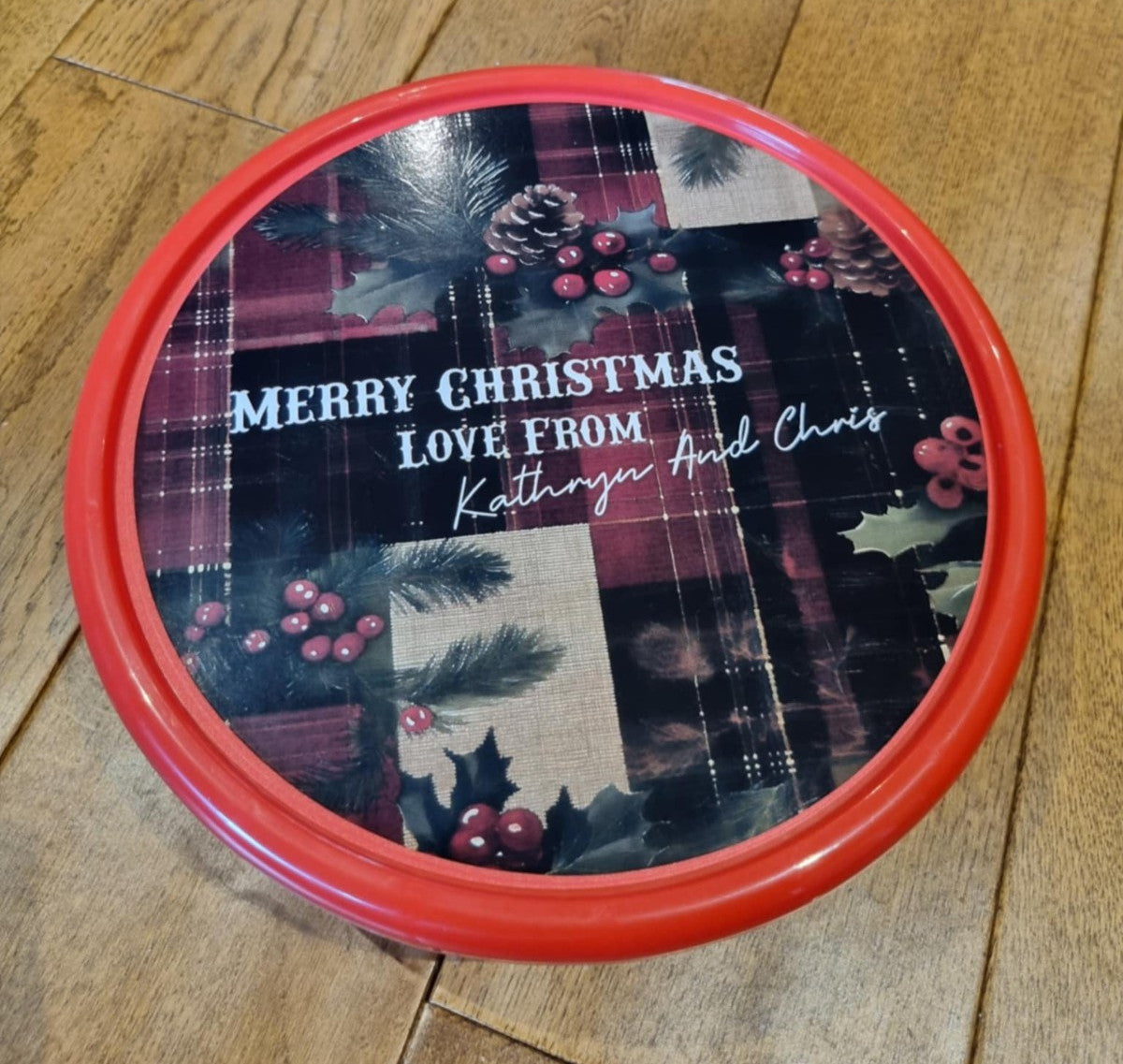 Personalised Chocolate Lid Label Gift Idea Teacher Family