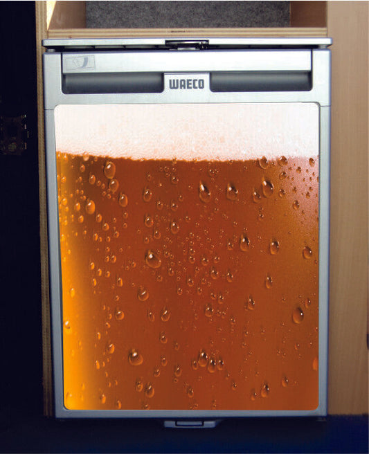 Waeco CRX50 Vinyl Fridge Sticker Wrap Print - Pint Of Beer