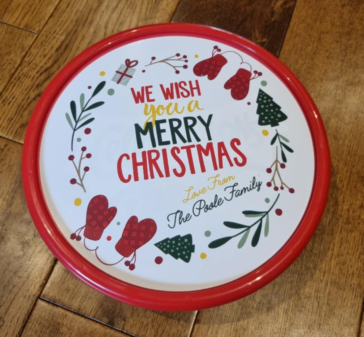 Personalised Chocolate Lid Label Gift Idea Teacher Family