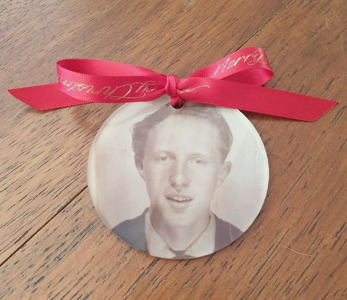 Christmas Keepsake Bauble Printed With Your Custom Image